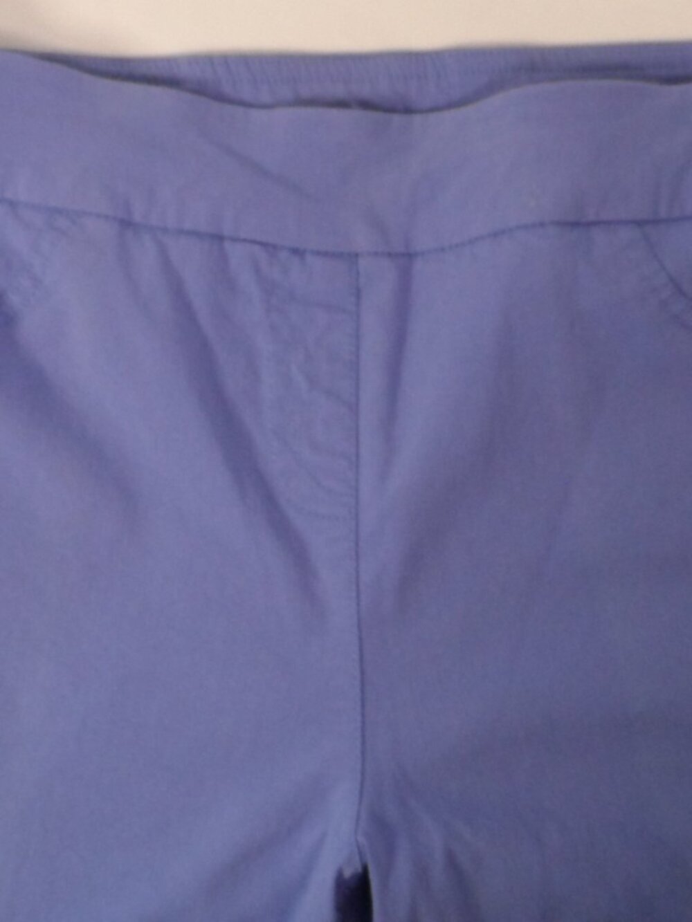 Soft Surroundings Pull-On Straight Leg Ankle Pants Periwinkle Color Size Sm